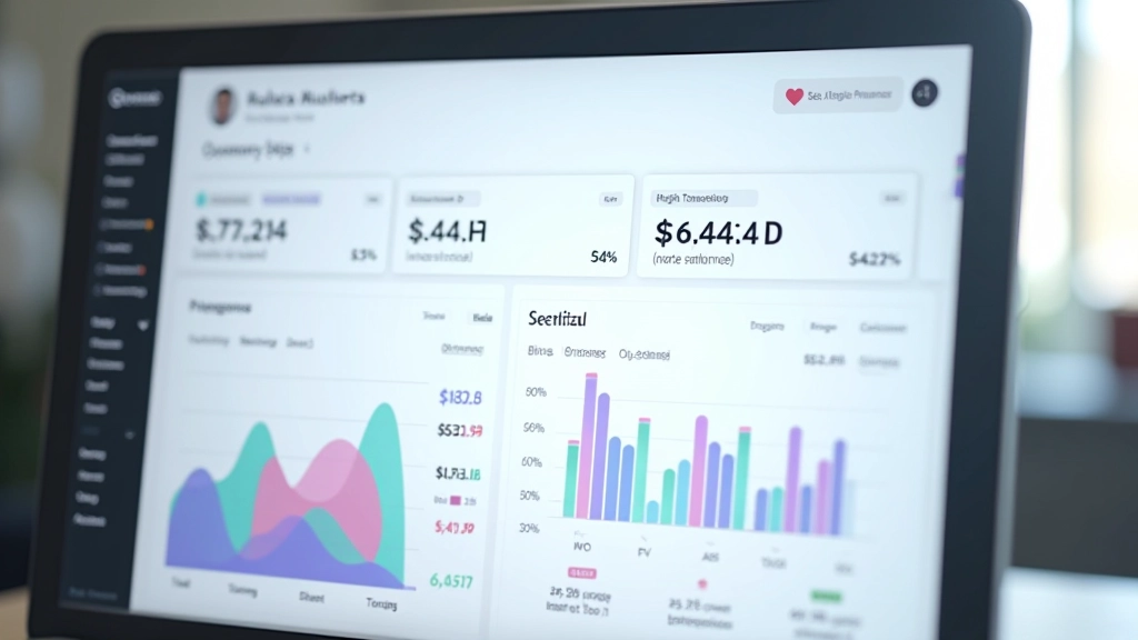 Tableau de bord d'une plateforme de vente de produits numériques avec statistiques de ventes et graphiques de revenus