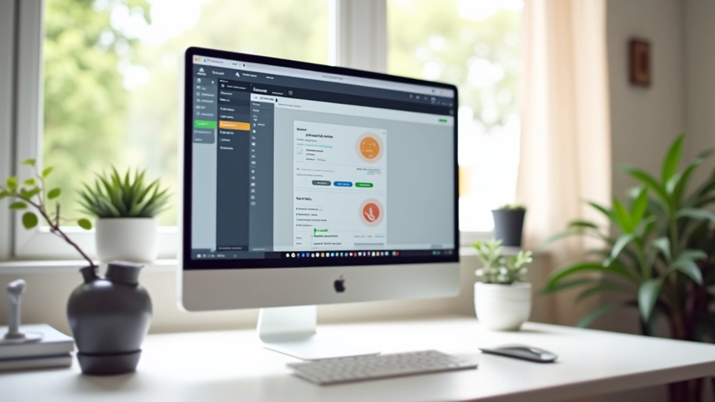Écran d'édition Webflow montrant l'interface visuelle de construction avec palette de couleurs et éléments de design